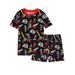 Disney Incredibles Toddler & Boys Black & Red Dash Pajamas Shorts Sleep Set
