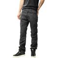 Ma Croix Mens Biker Jeans Straight Fit Distressed Zipper Denim Pants