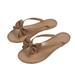Flip Flops Non-slip Bowknot Flip Flop Sandals Beach Flat Sandals for Women