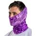 Aqua Design Fishing Hunting Masks Neck Gaiters for Men and Youth: UPF 50+ Sun Mask Protection: Camo Half Face Cover Balaclava Bandana: Liquid Purple size XS