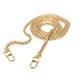 47" DIY Iron Flat Chain Strap, EEEkit Gold Removable Handbag Chains Accessories Purse Straps Shoulder Cross Body Replacement Straps