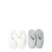 Dearfoams Women's Jessica Furry Crossband and Bailey Furry Scuff Slipper Gift Pack