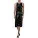 Halston Heritage Womens Pleated Faux Wrap Cocktail Dress