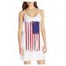 QunButy American Flag Tank Top Dress for Women 4th of July Shirts Summer Dresses Independence Day Clothes