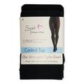 Secret Treasures Women's Super Opaque Tights, 2 Pack