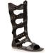 Ellie Shoes E-031-Warrior Knee-High Flat Sandal M [Mens USA 10/11] / Black