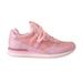 Dolce & Gabbana Pink Floral Lace Leather Sneakers