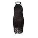 Newway ROPALIA New Summer Women Elegant Wedding Party Dress Sexy Night Club Halter Neck Sleeveless Sheath Bodycon Lace Dresses