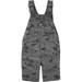 OshKosh B'Gosh Baby Boy Land of Dinosaur Core Shortalls 9 Months Charcoal