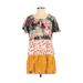 Pre-Owned Weekend Suzanne Betro Women's Size S Short Sleeve Blouse