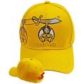 Buy Caps and Hats Shriner Baseball Cap Shriners Hat with Emblem Mens Adjustable Gold Embroidered