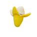 Cute Little Yellow Banana Plush Stuffed Toy Key Chains Small String Plush Doll Fruit Toy Keychain