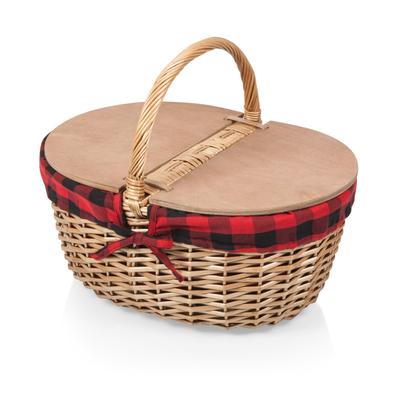 Picnic Time Country Willow Picnic Basket - N/A