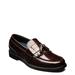 Nunn Bush Keaton Moc Toe Kitle Tassel Loafer - Mens 8.5 Burgundy Slip On Medium