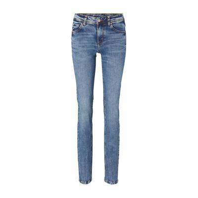 TOM TAILOR Damen TTALEXA Straight Jeans mit Bio-Baumwolle, blau, Uni, Gr. 31/30 Image