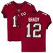 Tom Brady Tampa Bay Buccaneers Autographed Super Bowl LV Champions Red Nike Elite Jersey with "SB MVP" Inscription