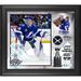 Andrei Vasilevskiy Tampa Bay Lightning 2021 Stanley Cup Champions Framed 15" x 17" Conn Smythe Collage with a Piece of Game-Used Net from the Final - Limited Edition 813