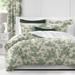 The Tailor's Bed Toile De Jouy Standard Cotton Coverlet/Bedspread Set Polyester/Polyfill/Cotton in Green | Full/Double Coverlet + 2 Shams | Wayfair
