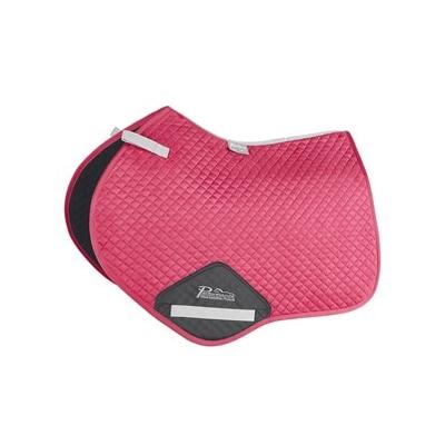 Shires Synthetic Suede Jumping Pad - Raspberry - Smartpak