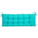 Red Barrel Studio® Cassella Indoor/Outdoor Bench Seat Cushion Polyester in Blue | 4 H in | Wayfair 1DFAED1D59584DB79B1E49B61471DD7D