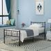 Winston Porter Anjaly Twin Platform Bed Metal | 34.8 H x 35.43 W x 74.8 D in | Wayfair 7FD2F221BC63491E8ED978F3C373808E