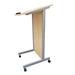 FixtureDisplays Floor Standing Pulpit Lectern Podium w/Casters, Heavy Duty Steel Frame, Rolling Podium Metal | 46.1 H x 23.6 W x 23.6 D in | Wayfair