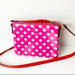 Kate Spade Bags | Kate Spade Patent Leather Polka Dot Crossbody | Color: Pink/White | Size: Approximately 9”X 7.5”