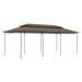 vidaXL Gazebo 236.2"x117.3"x106.3" Taupe 0.6 oz/ft²