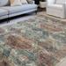 Alexander Home Leanne Traditional Distressed Printed Area Rug