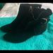 Nine West Shoes | Black Nine West Wedge Booties | Color: Black | Size: 9