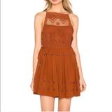 Free People Dresses | Free People Mini Dress. Burnt Orange. Size Xs | Color: Orange | Size: Xs