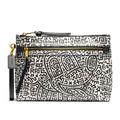 Coach Bags | Coach Nwt Disney X Keith Haring Academy Pouch 5220 | Color: Black/White | Size: 11 1/2" (L) X 8 1/4" (H) X 1 3/4" (W)