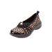 Women's CV Sport Greer Slip On Sneaker by Comfortview in Leopard (Size 7 M)