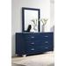 Rosdorf Park Marling 6 Drawer Double Dresser w/ Mirror Wood in Gray | 78 H x 60 W x 20 D in | Wayfair F17CEEC3CA864AC39E094396E2D48FE6