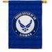 Breeze Decor Proud Sister Airman 2-Sided Polyester 40 x 28 in. House Flag | 40 H x 28 W in | Wayfair BD-MI-H-108577-IP-BO-D-US20-AF