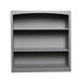 Latitude Run® Ossy Solid Wood Classic Bookcase Wood in Gray/White | 36 H x 36 W x 12 D in | Wayfair 891478A0D9C3474EBB49C7D28BB99339