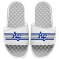 Men's ISlide White Air Force Falcons Varsity Stripes Slide Sandals