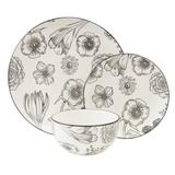 Dinnerware Set 12PCS Porcelain Bouquet - 12" x 15"