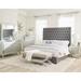 Briarley Metallic Mercury and Grey 4-piece Panel Bedroom Set