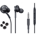 OEM InEar Earbuds Stereo Headphones for Oppo Joy 3 Plus Cable - Designed by AKG - with Microphone and Volume Buttons (Black)