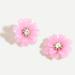 J. Crew Jewelry | Nwt Loft Women's Full Bloom Flower Earrings | Color: Pink | Size: Os