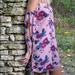 American Eagle Outfitters Dresses | Beautiful Summer/Fall Dress American Eagle Dusty Pink Floral Cold Shoulder | Color: Pink | Size: Xs