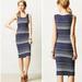 Anthropologie Dresses | Maeve Edisto Column Dress | Color: Blue/White | Size: L