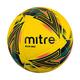 Mitre Unisex Delta Max Professional Football, Yellow/Blood Orange/Pitch Green/Silver, Size 5