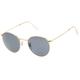 Ray-Ban Unisex Adults’ Rb3447 Round Metal Sunglasses, Legend Gold, 47