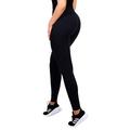 CompressionZ High Waisted Women's Leggings - Compression Pants for Yoga Running Gym & Everyday Fitness - Black - XL