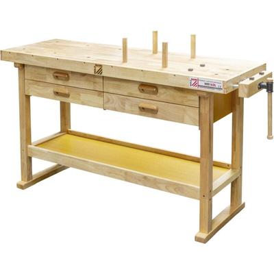 Hobelbank WB162L inkl. 4 Bankhaken und Haltestäbe Hobelbank - Holzmann Image