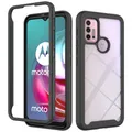 Juste de protection hybride pour Motorola étui robuste en cristal clair stylet Moto G 5G G30