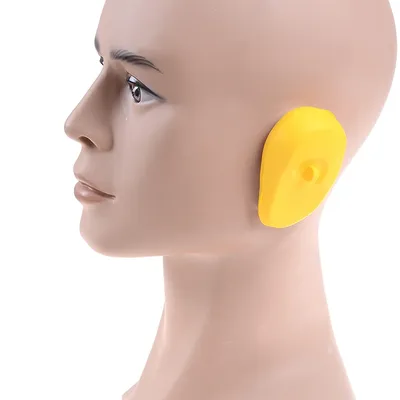 Couvre-oreilles en silicone transparent pour la douche de plongée anti-bruit doux bouchons