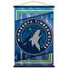 Minnesota Timberwolves 35'' x 24'' Team Logo Framed Hanging Poster